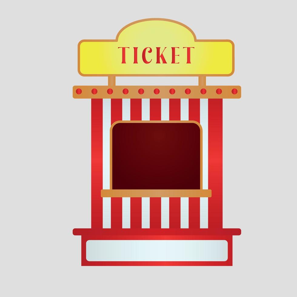 Ticket box office circus vector