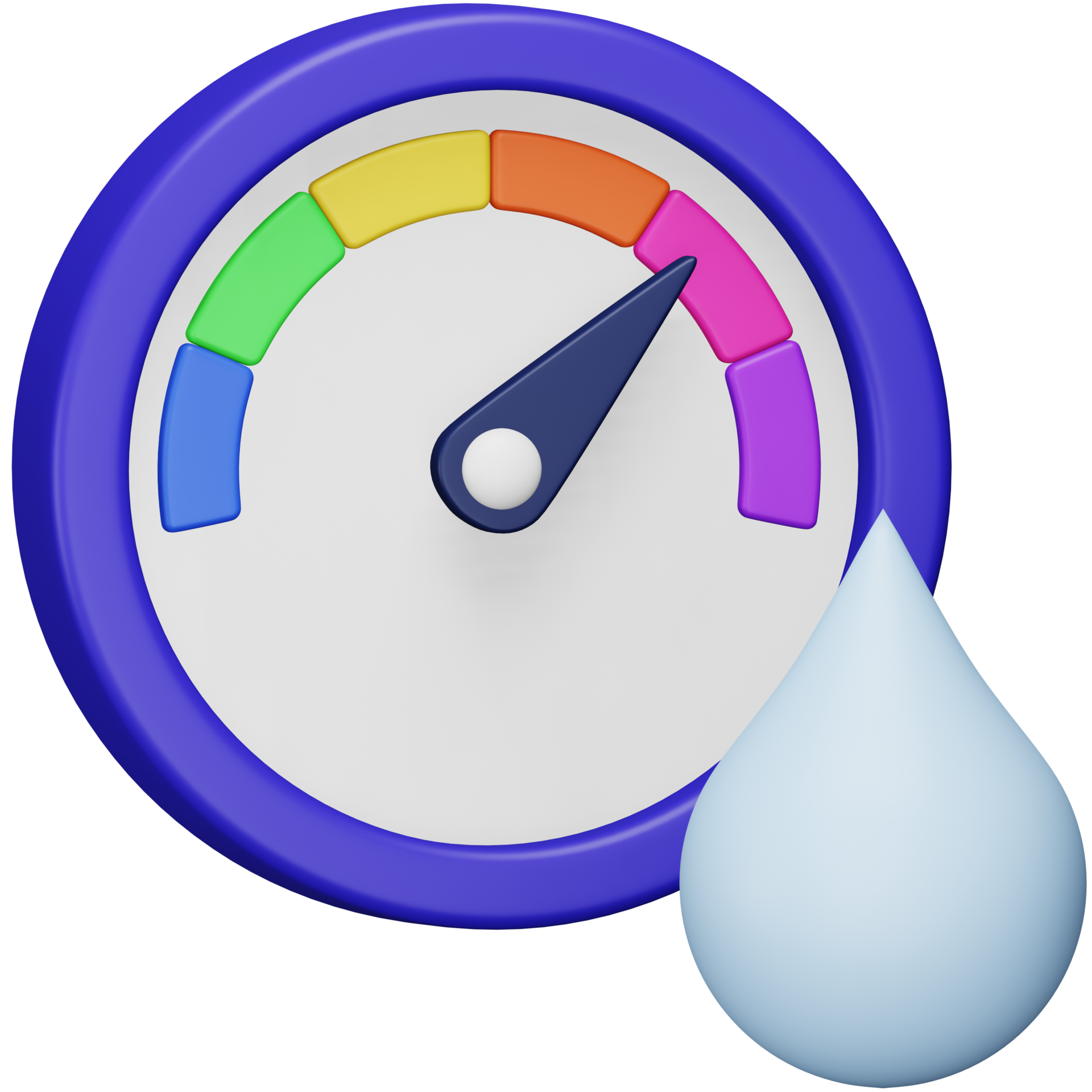 Barometer 3d rendering isometric icon. 13250768 PNG