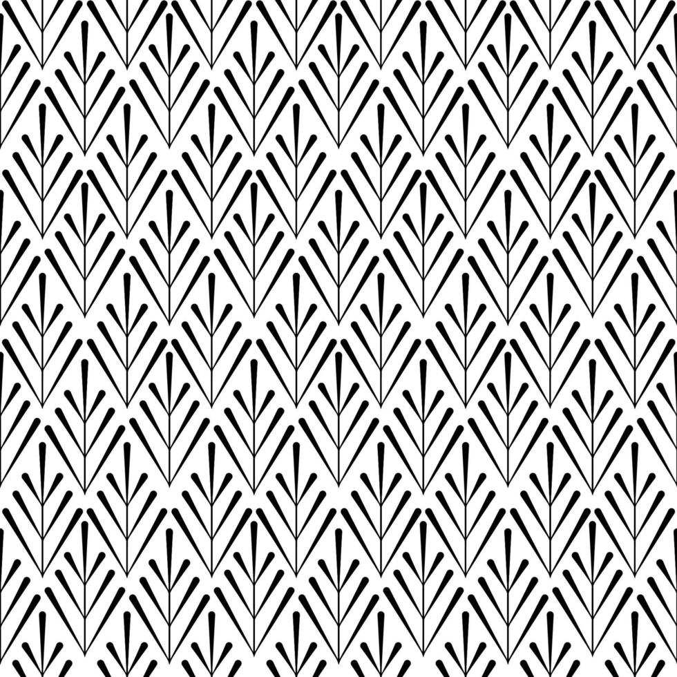Rhombuses black and white abstract pattern vector