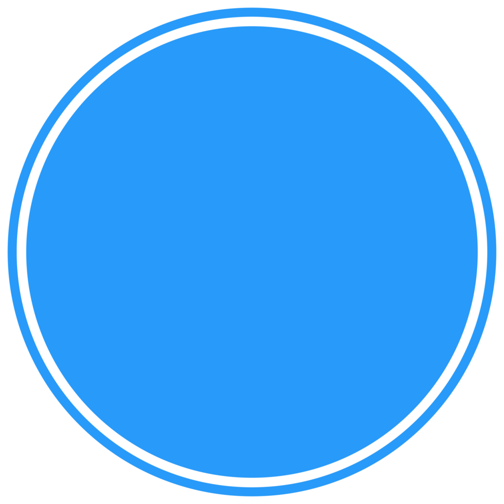 fond rond bleu pour le texte. créer des messages, des histoires, des titres. clipart png transparent