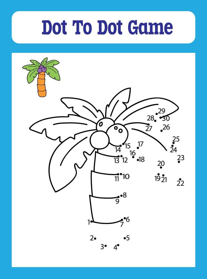 Dot to Dot Games for Kids 13251678 Vector Art at Vecteezy