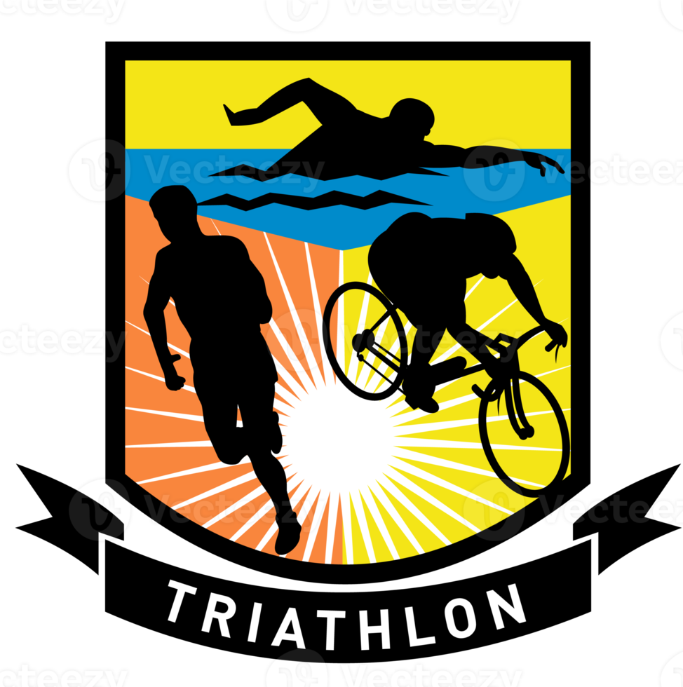 triathlon swim bike run race png