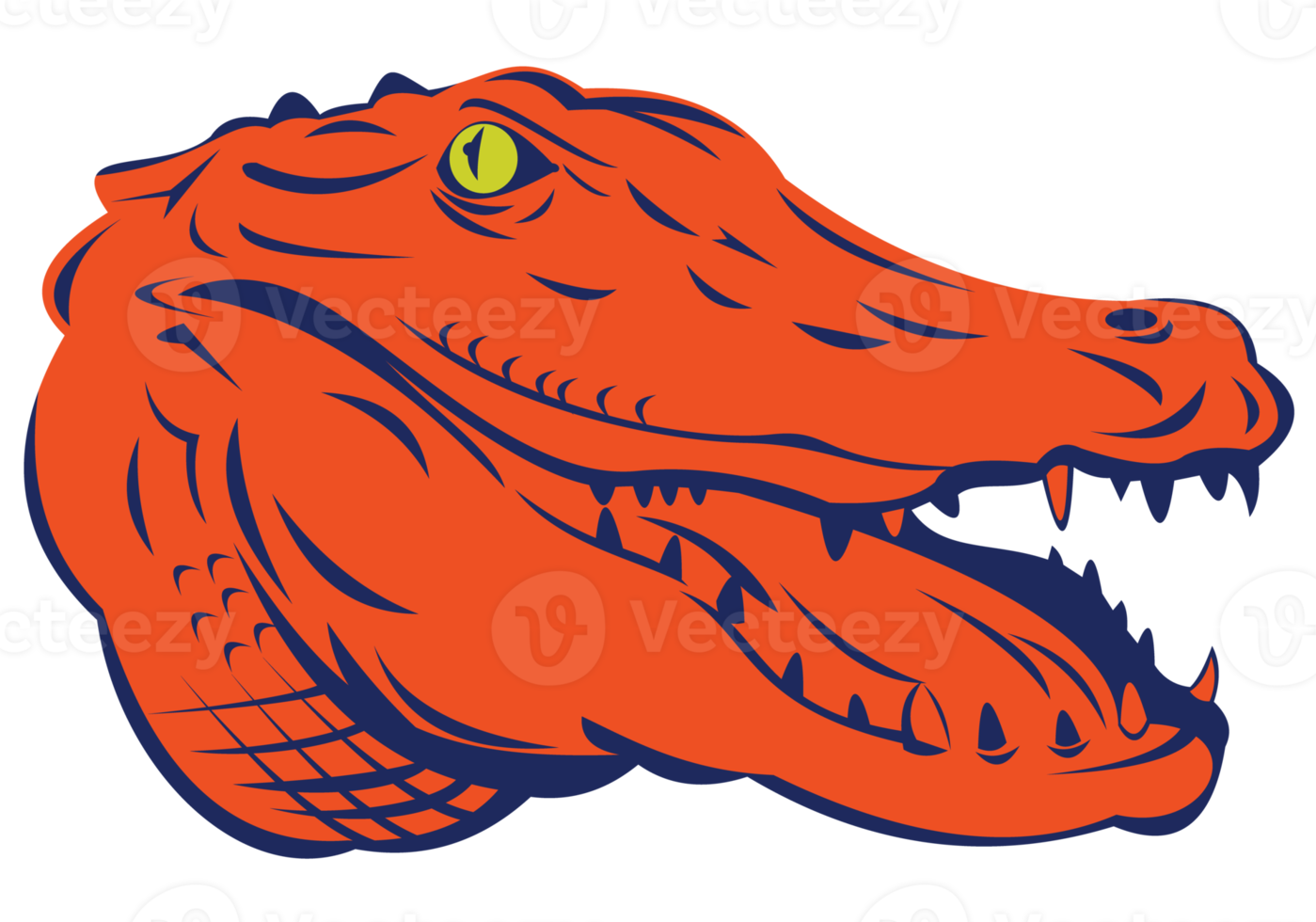 alligatorhuvudmaskot png