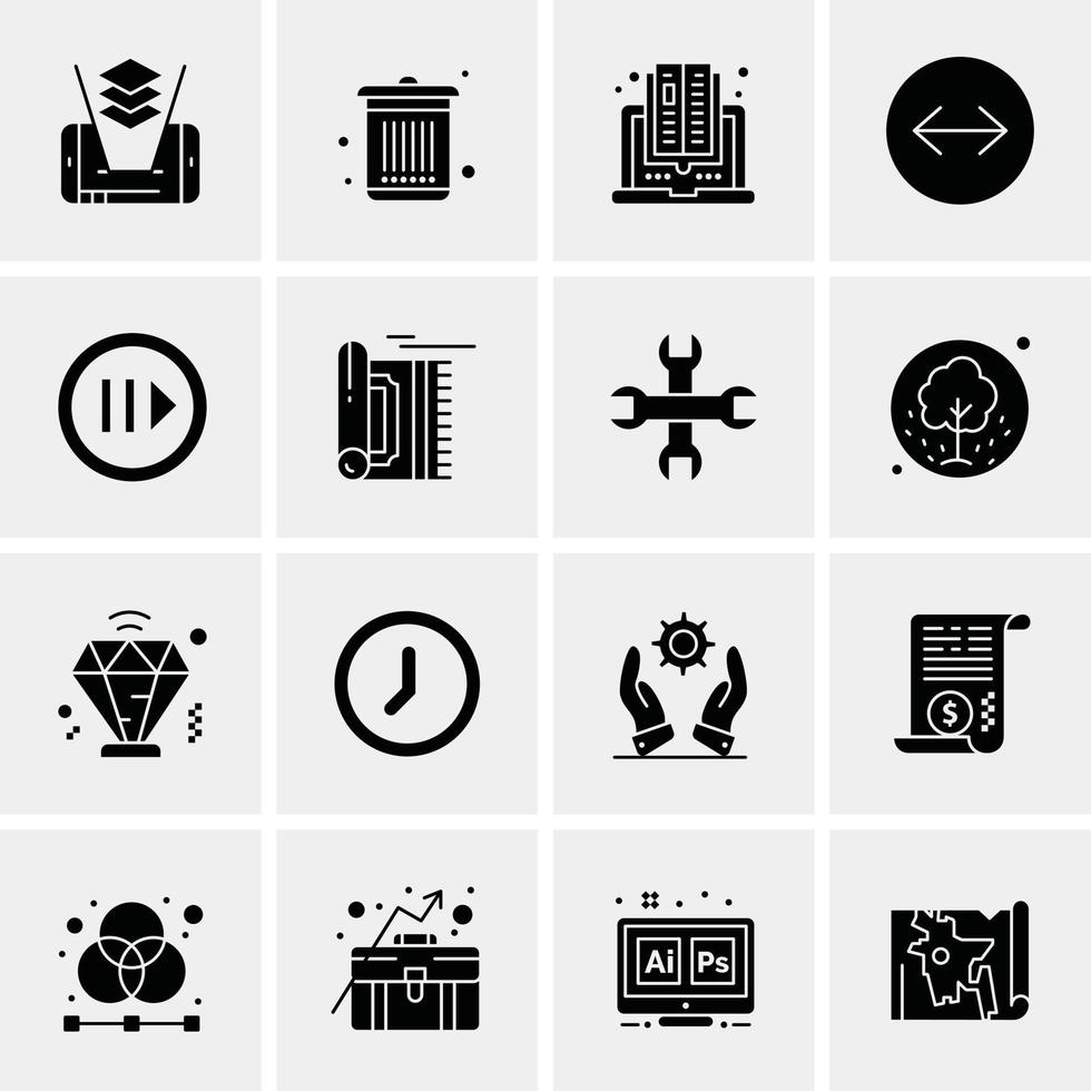 Time File Report Business Mobile App Button Android and IOS Glyph Version vector