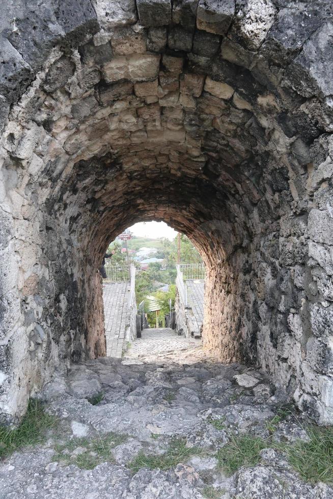 View of Otanaha fort. Otanaha Fort is a historical place that has now been turned into a tourist spot photo