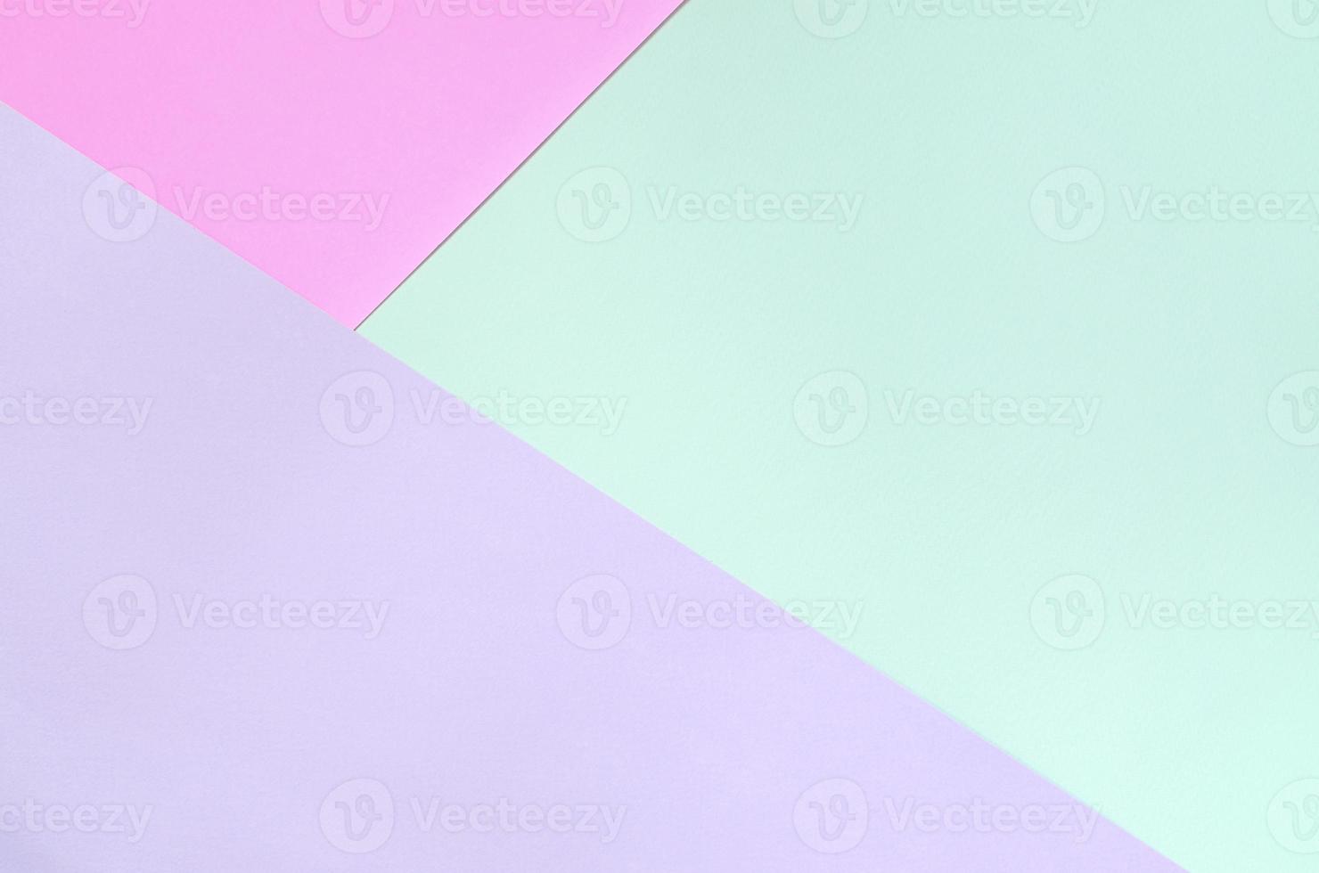 Texture background of fashion pastel colors. Pink, violet and blue geometric pattern papers. photo