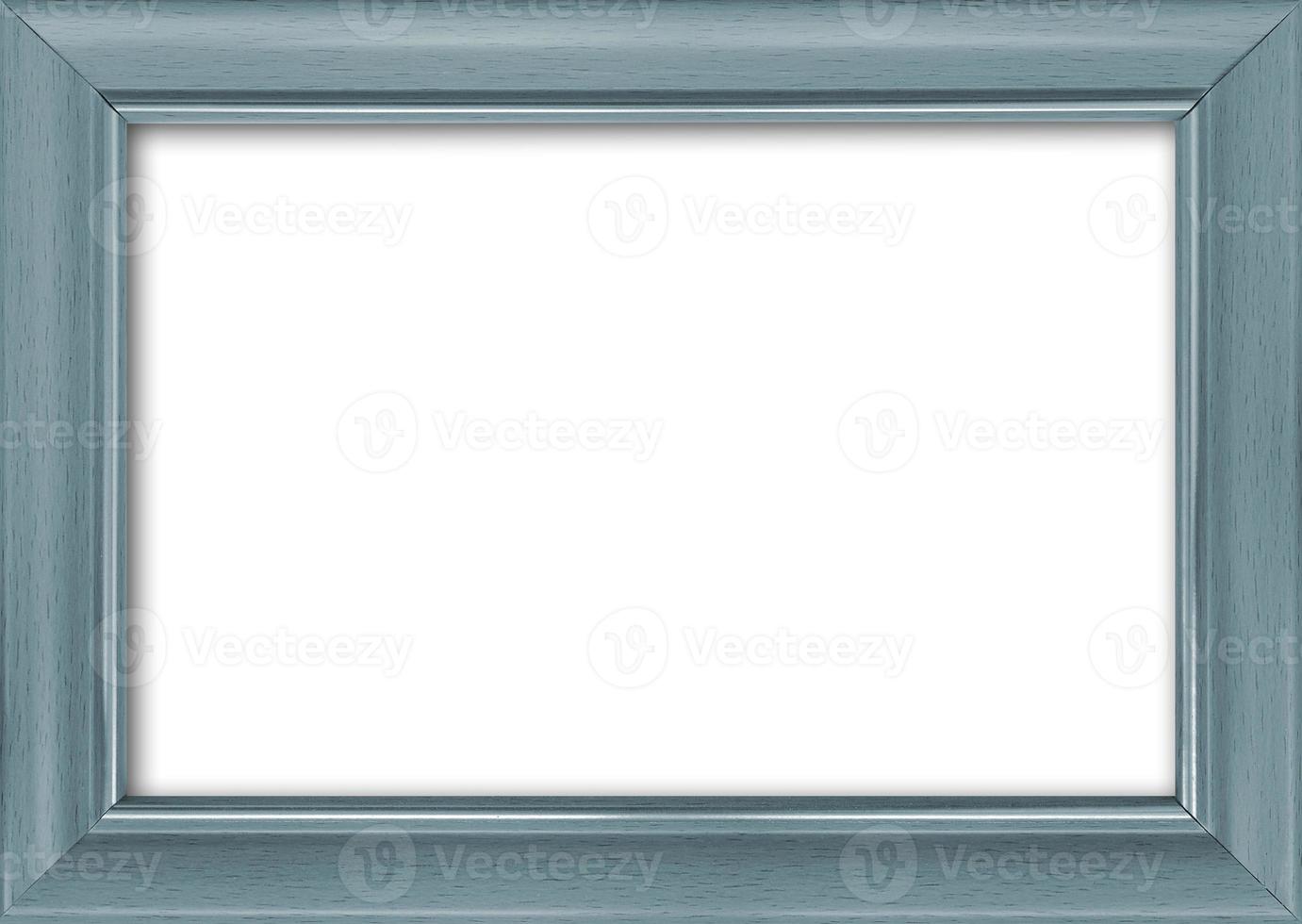 Empty picture frame with a free place inside, isolated on white photo