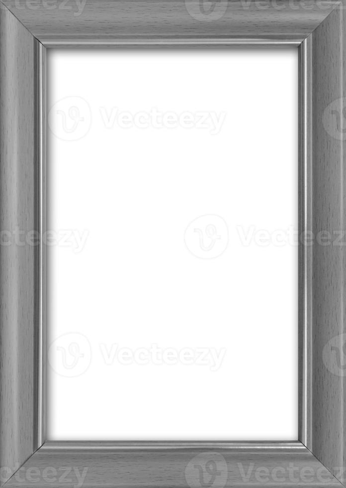 Empty picture frame with a free place inside, isolated on white photo