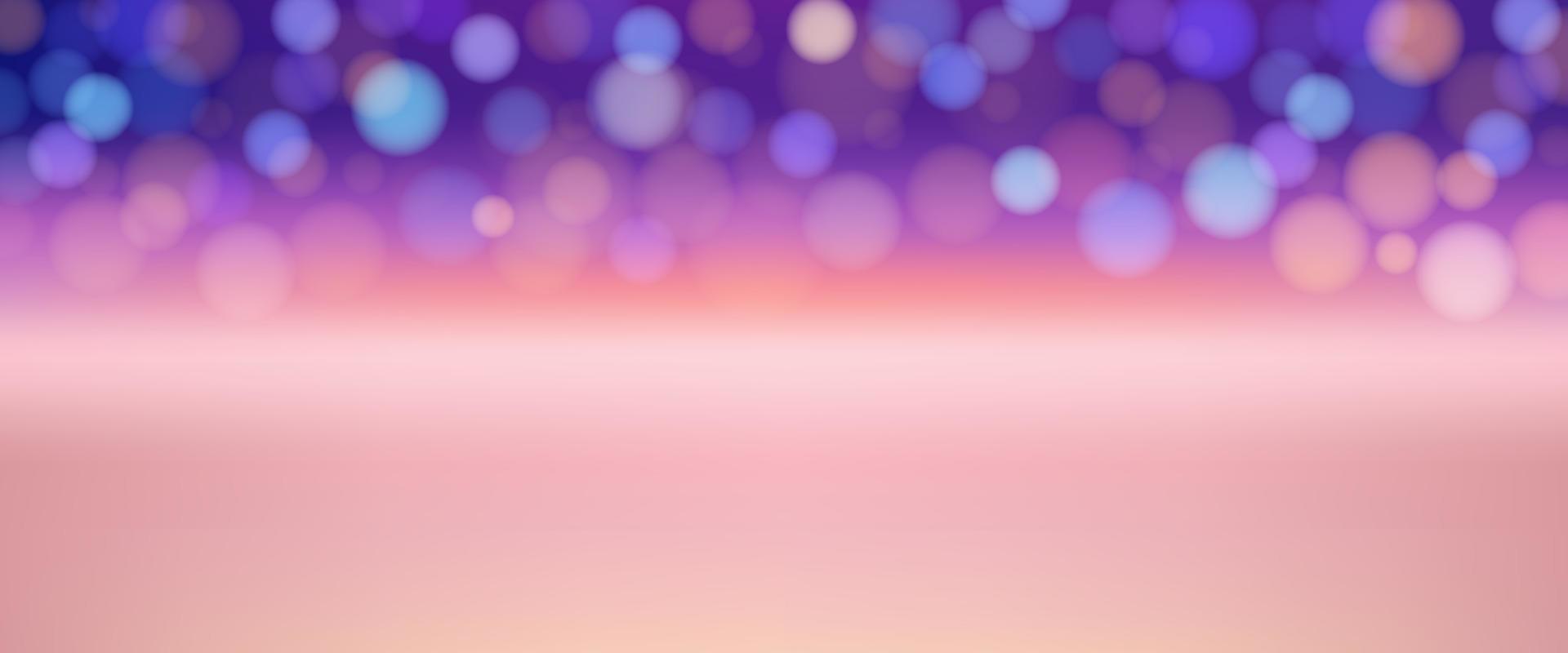 Abstract Illustration Background with Bokeh, vector