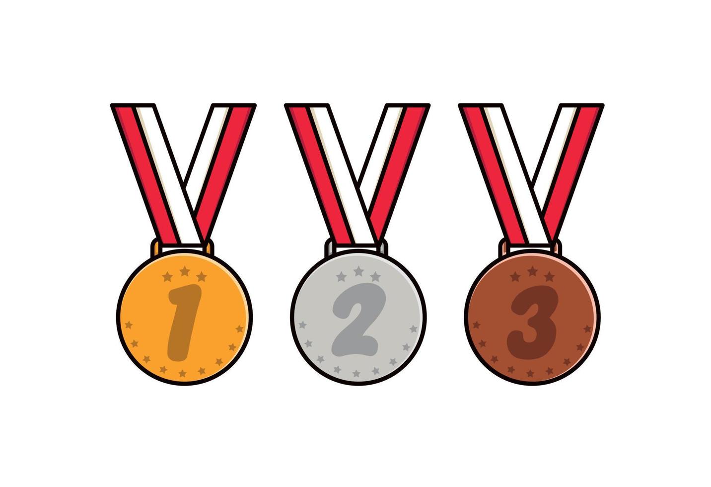 award medal illustration vector design