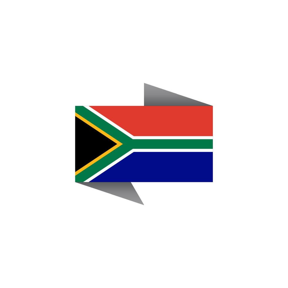 Illustration of South Africa flag Template vector