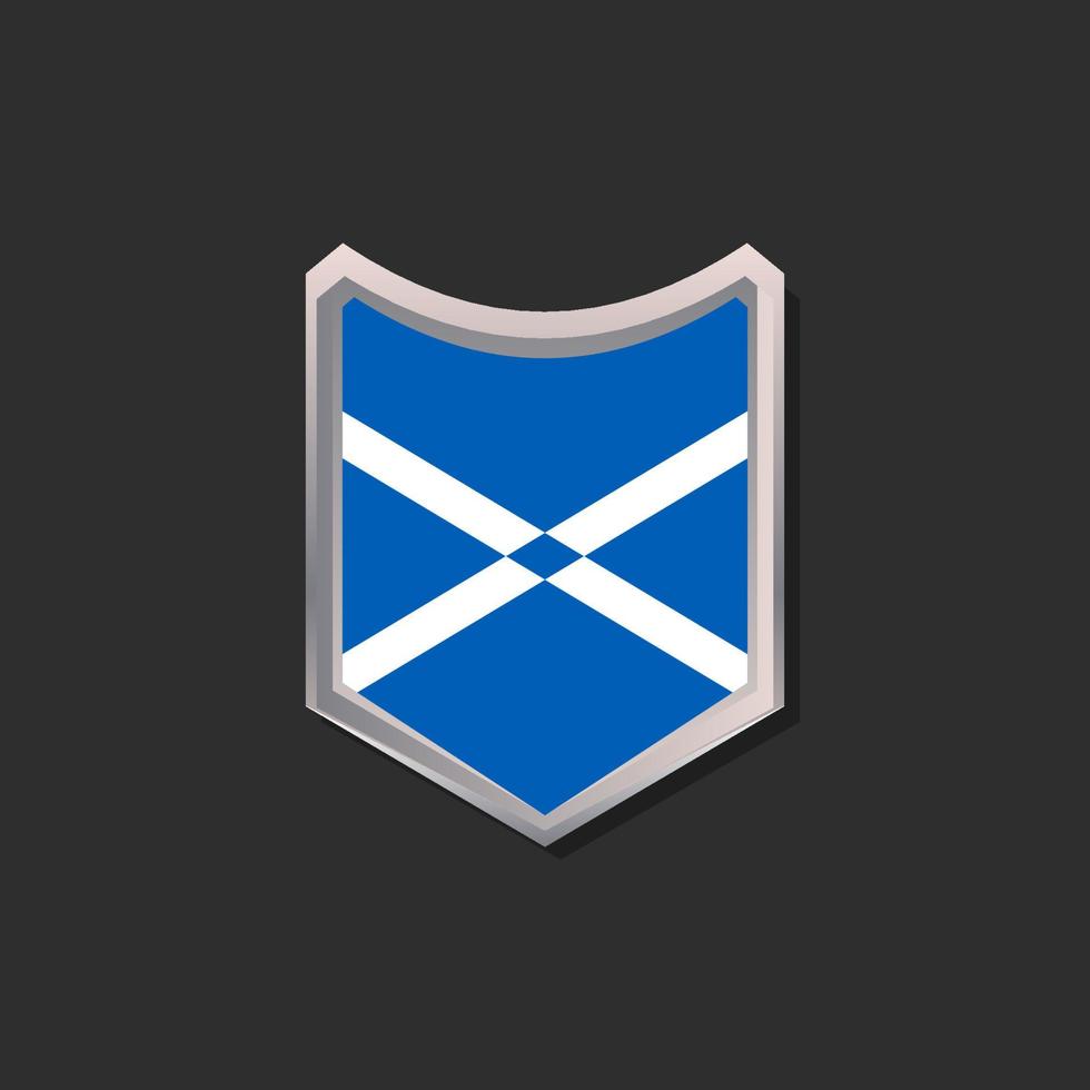 Illustration of Scotland flag Template vector