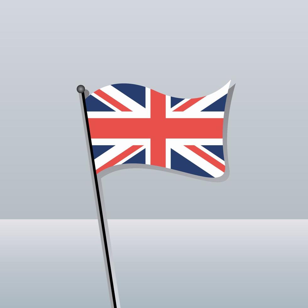 Illustration of United Kingdom flag Template vector