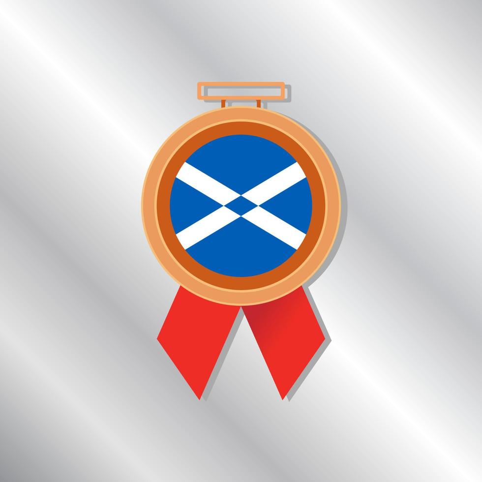 Illustration of Scotland flag Template vector