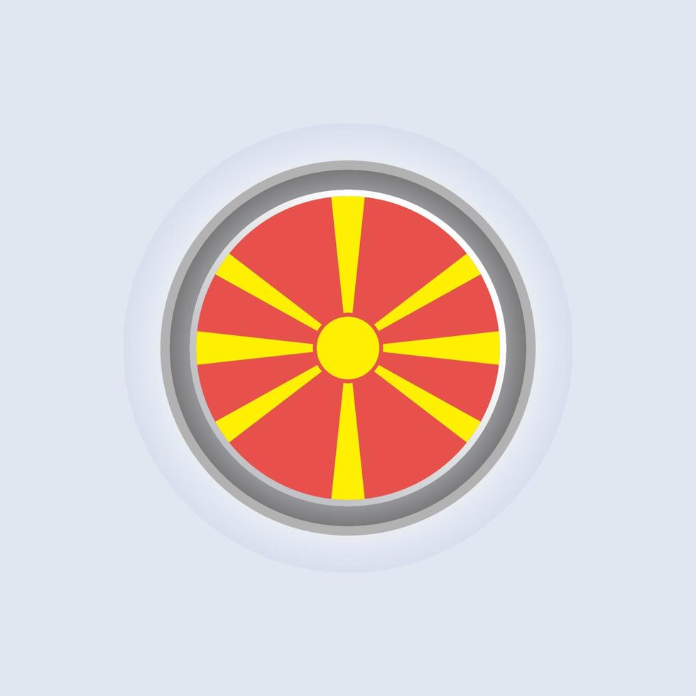 Illustration of Macedonia flag Template vector