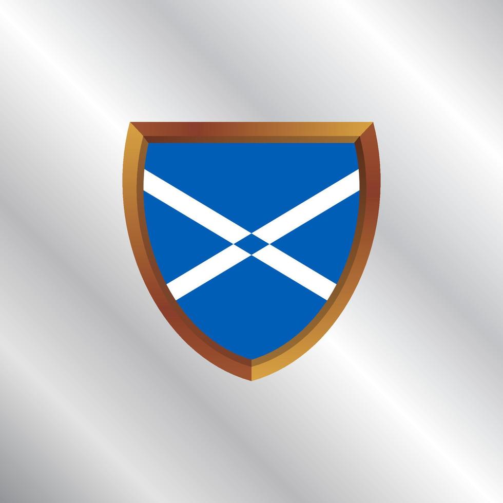 Illustration of Scotland flag Template vector