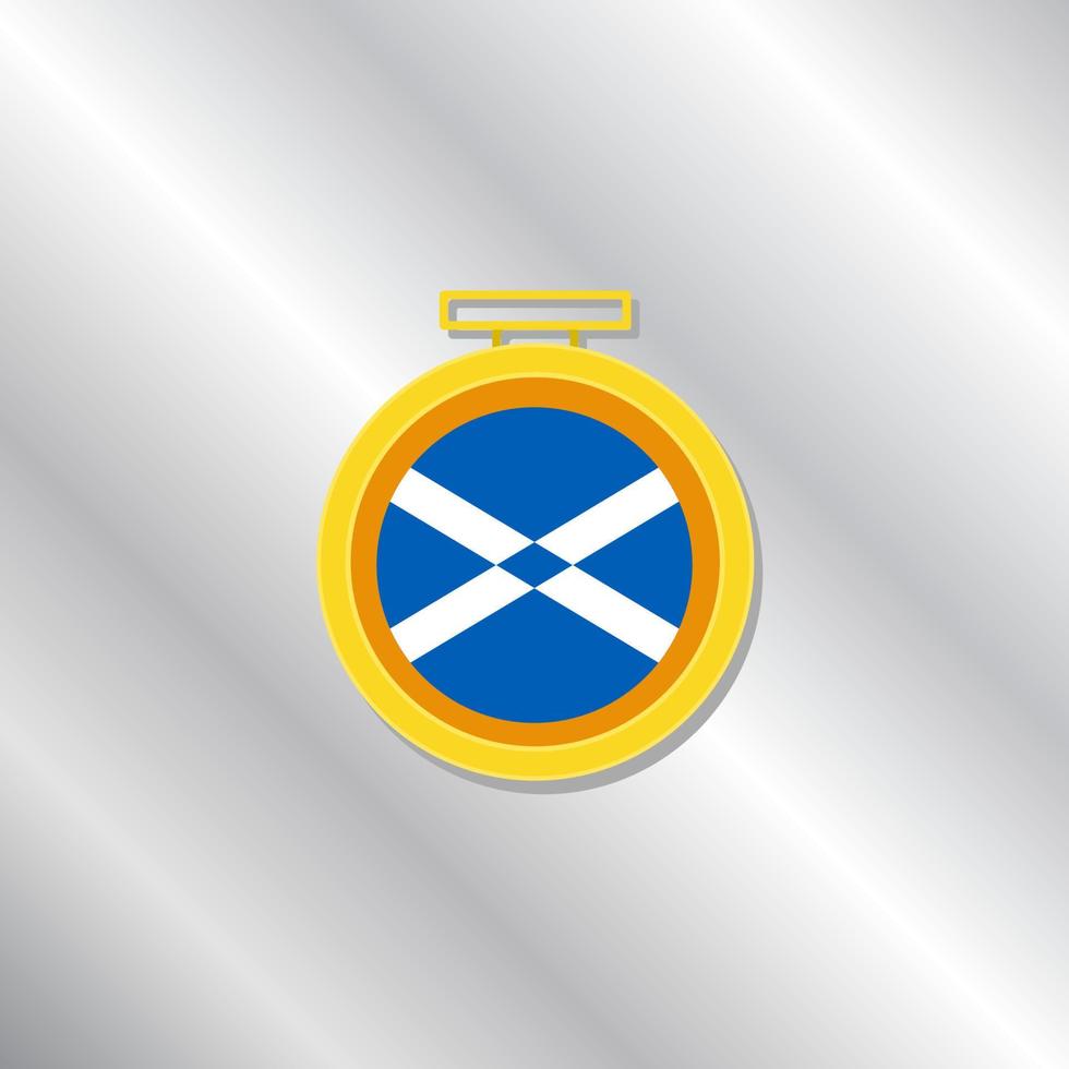 Illustration of Scotland flag Template vector