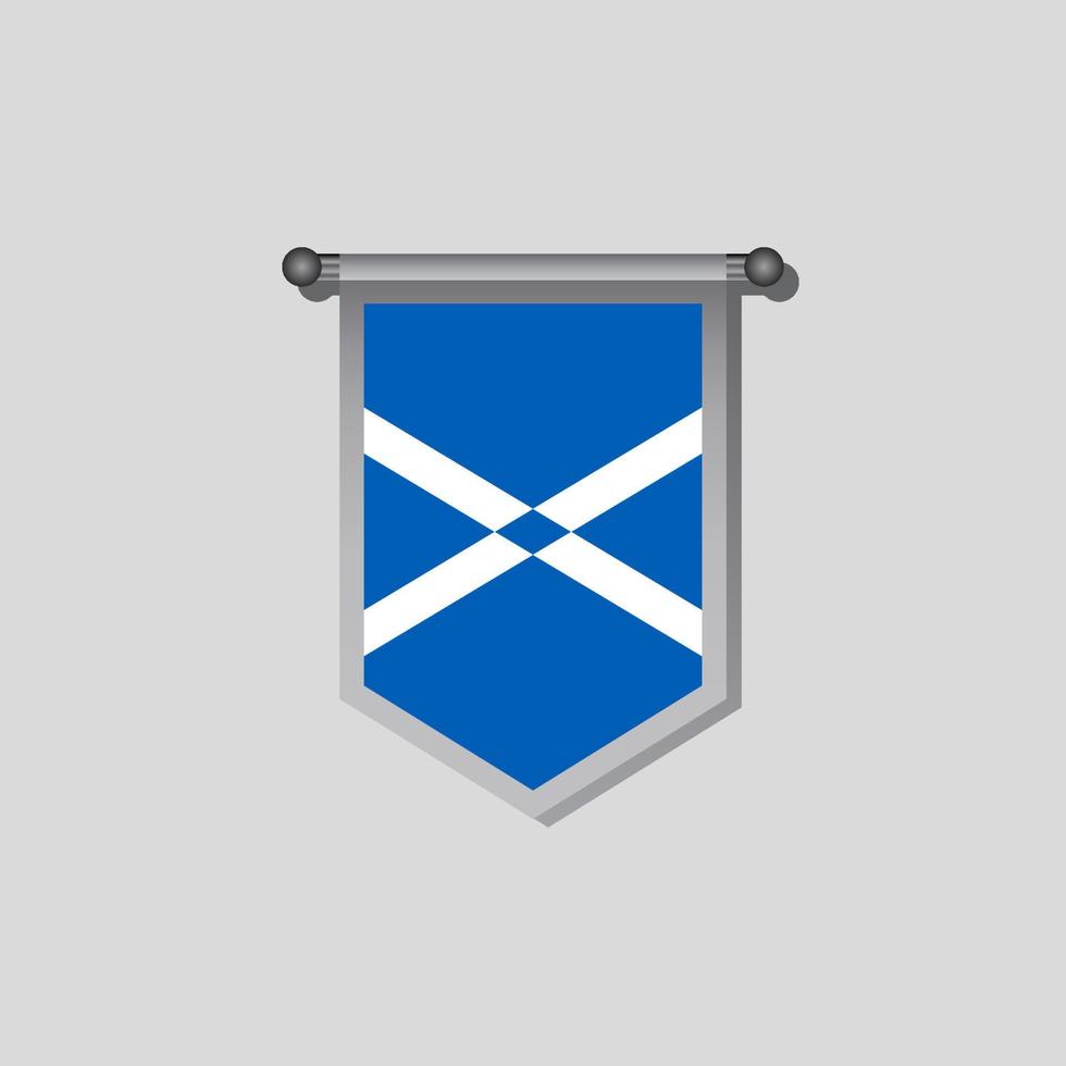 Illustration of Scotland flag Template vector