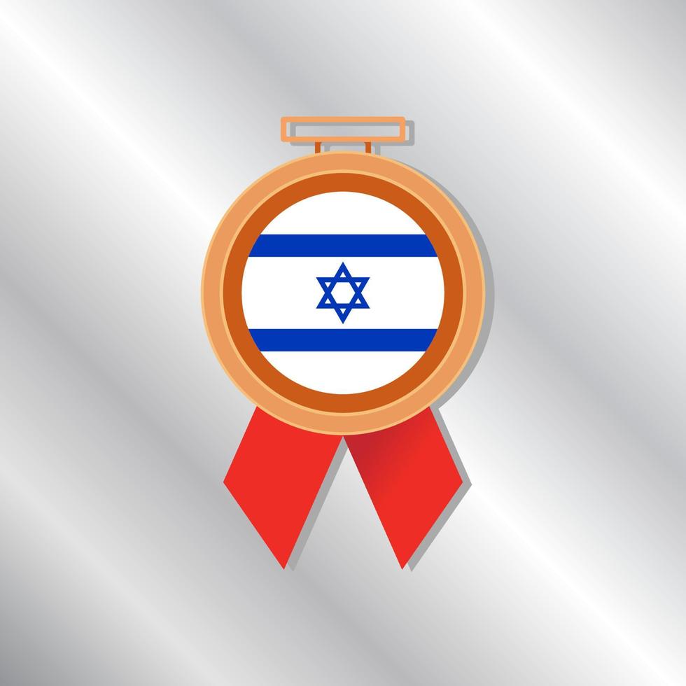 Illustration of Israel flag Template vector