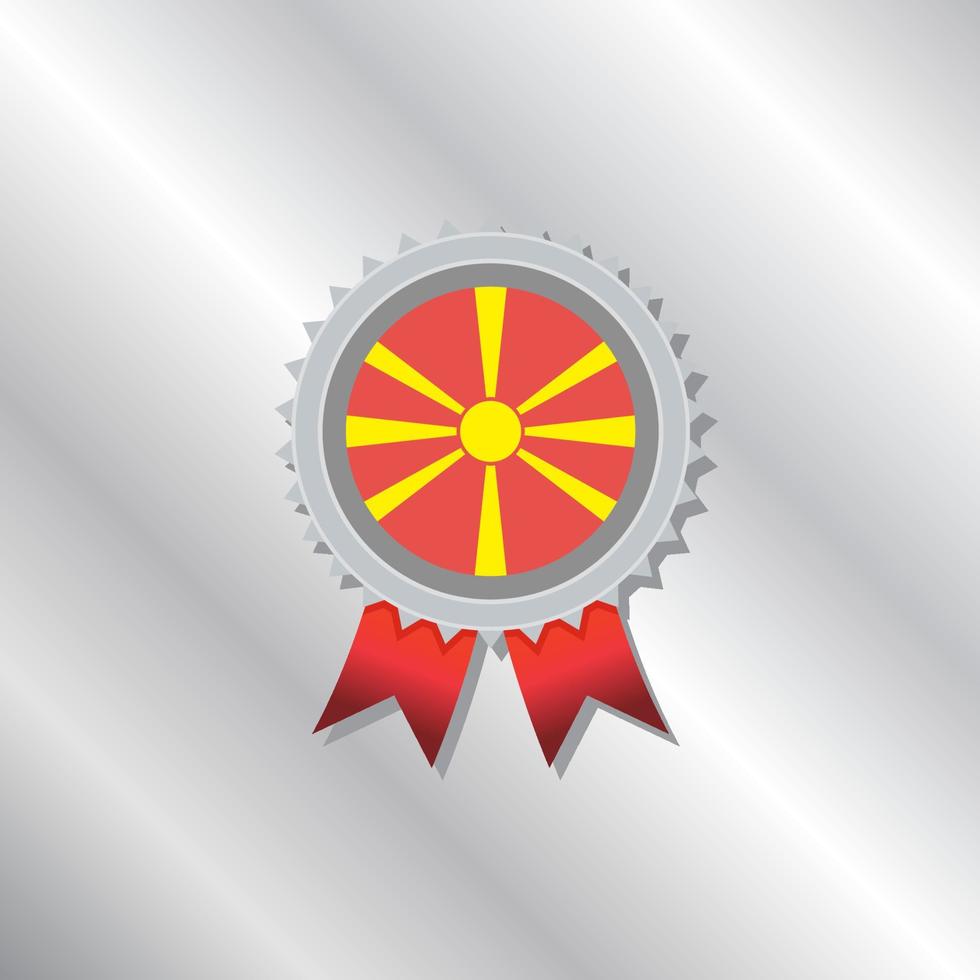 Illustration of Macedonia flag Template vector