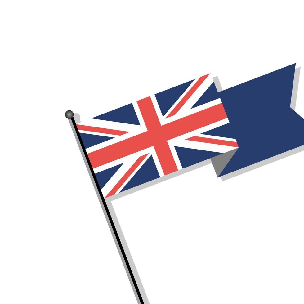 Illustration of United Kingdom flag Template vector