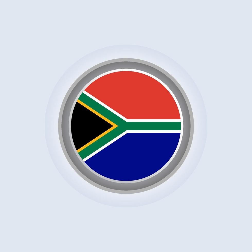 Illustration of South Africa flag Template vector