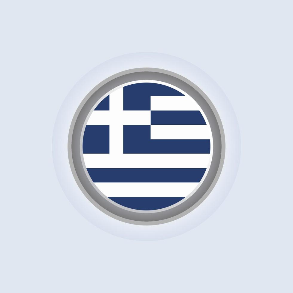 Illustration of Greece flag Template vector