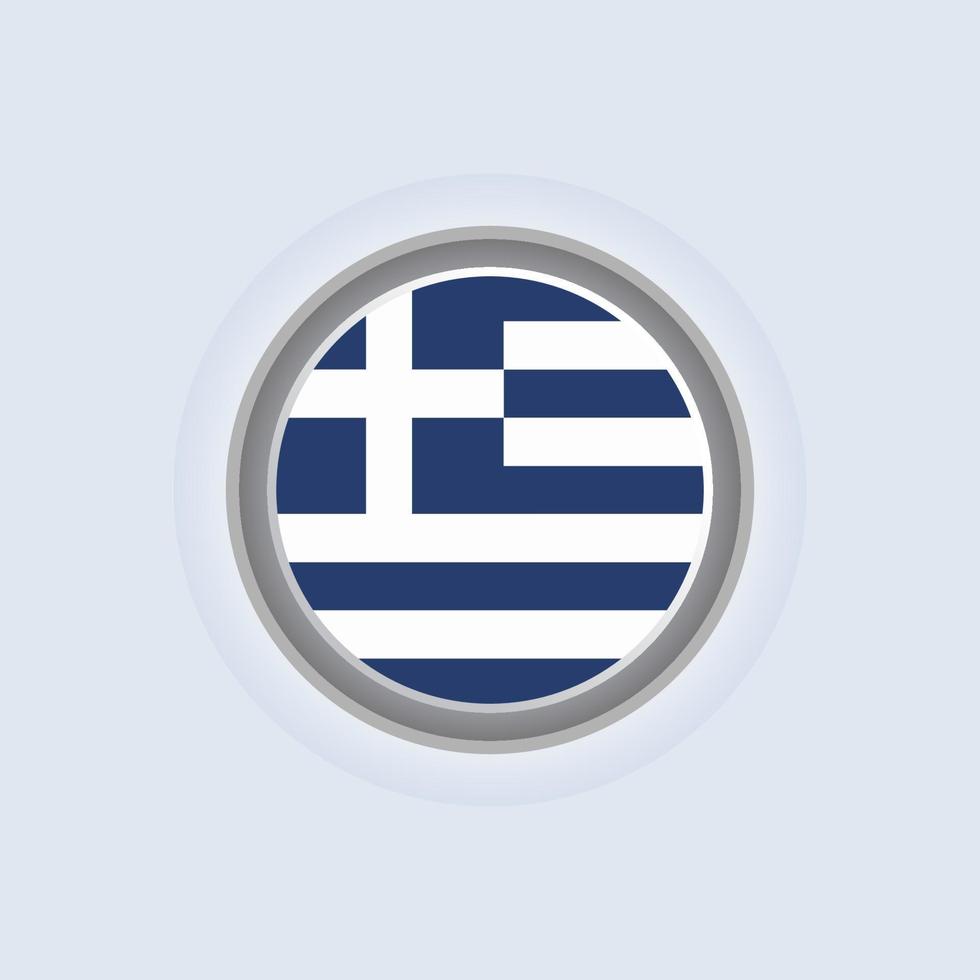 ilustración de la plantilla de la bandera de grecia vector