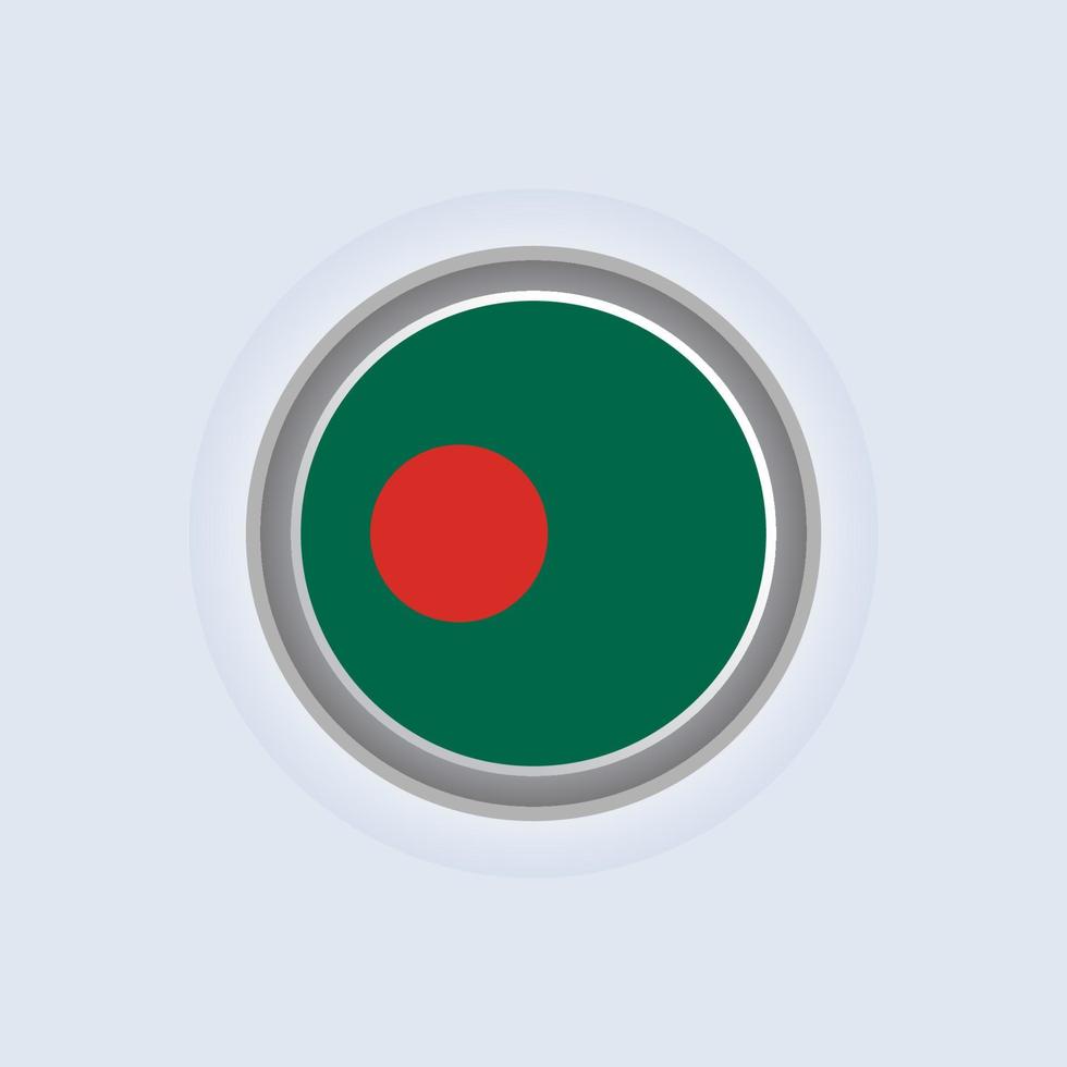 Illustration of Bangladesh flag Template vector