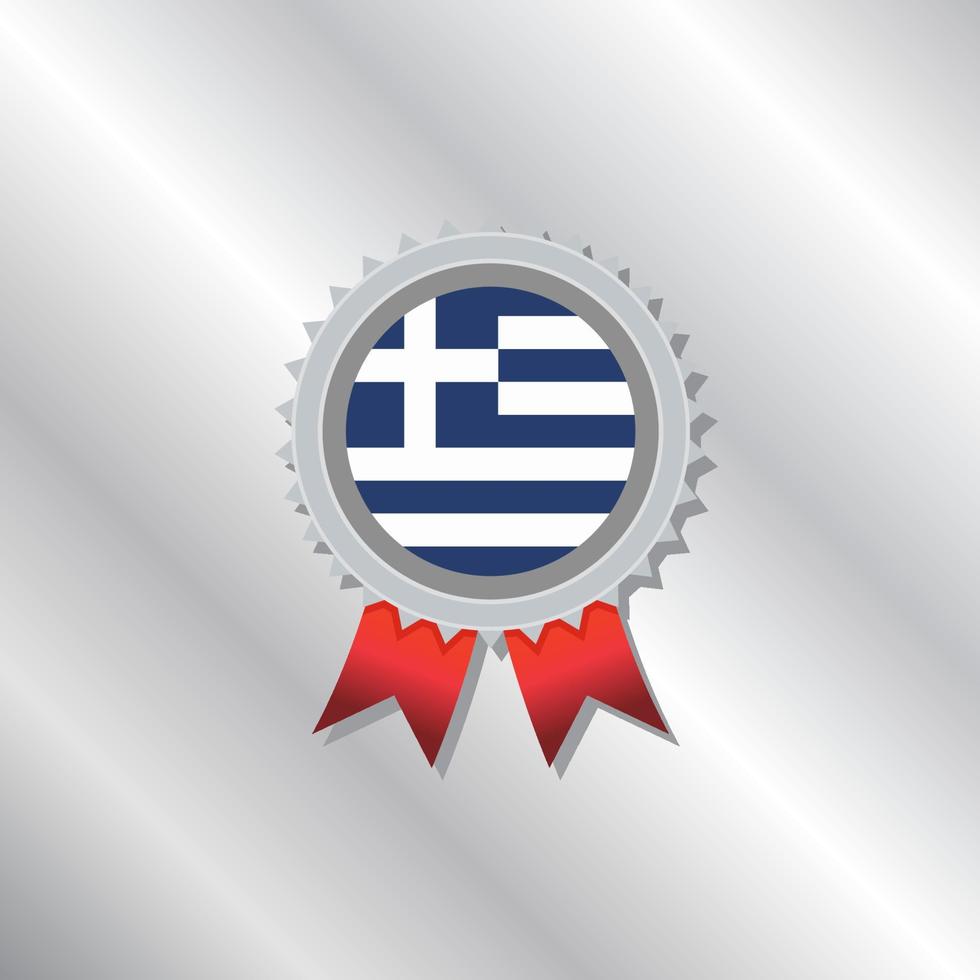 Illustration of Greece flag Template vector