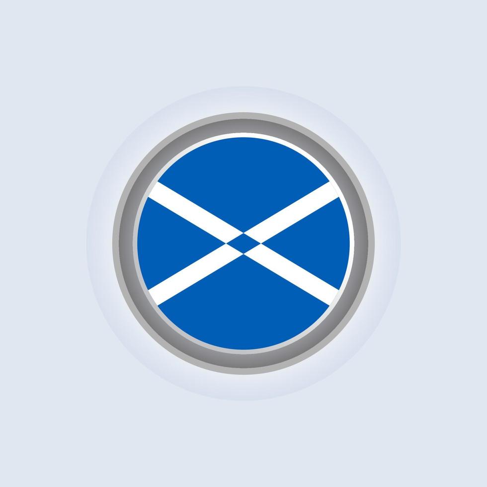 Illustration of Scotland flag Template vector