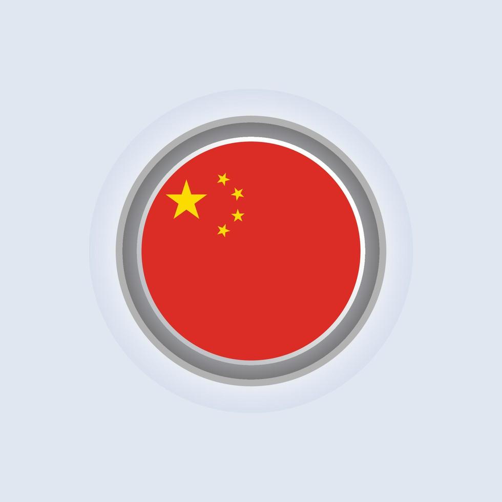 ilustración de plantilla de bandera de china vector