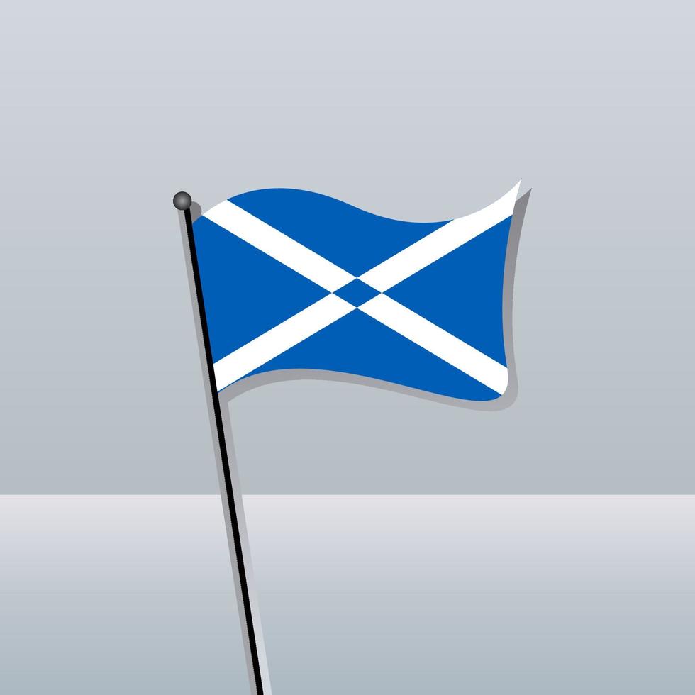 Illustration of Scotland flag Template vector