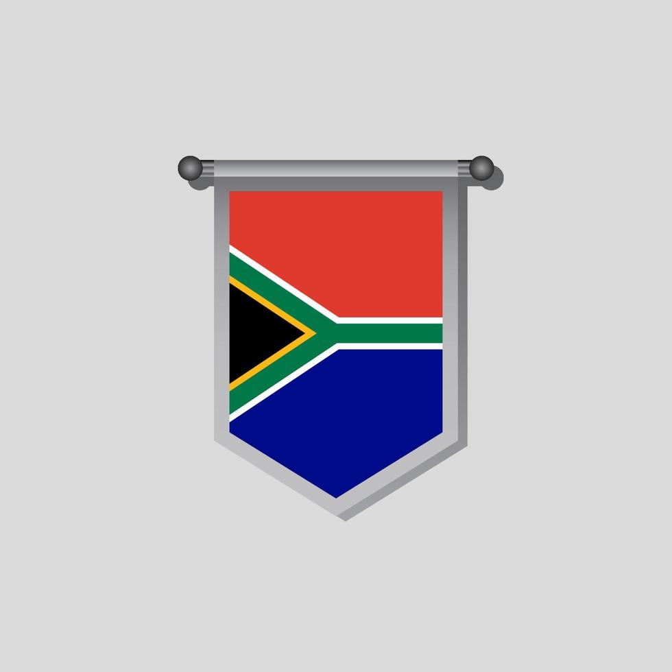 Illustration of South Africa flag Template vector