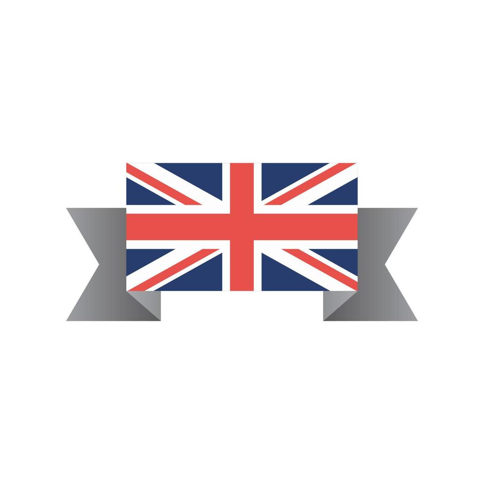 Illustration of United Kingdom flag Template vector