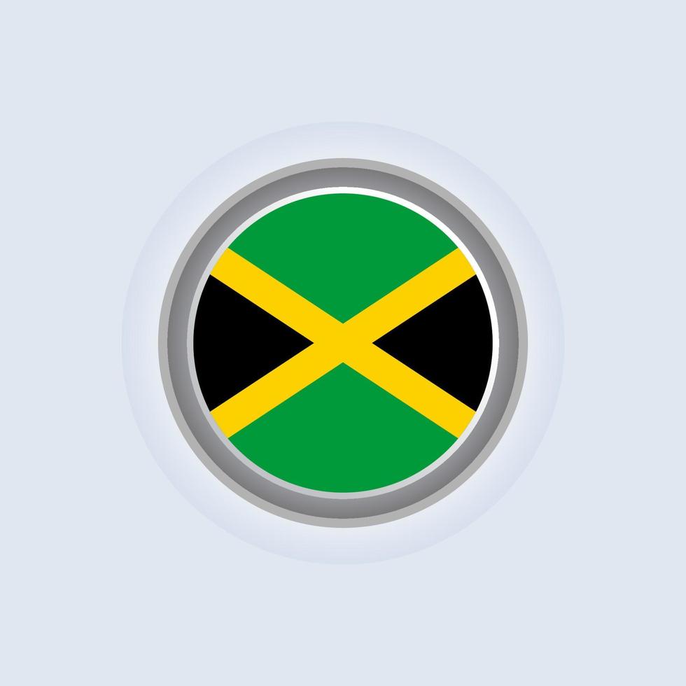 Illustration of Jamaica flag Template vector
