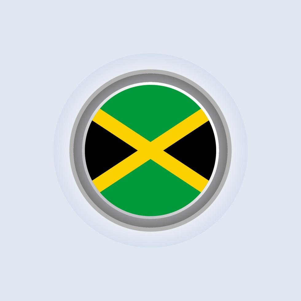 ilustración de la plantilla de la bandera de jamaica vector