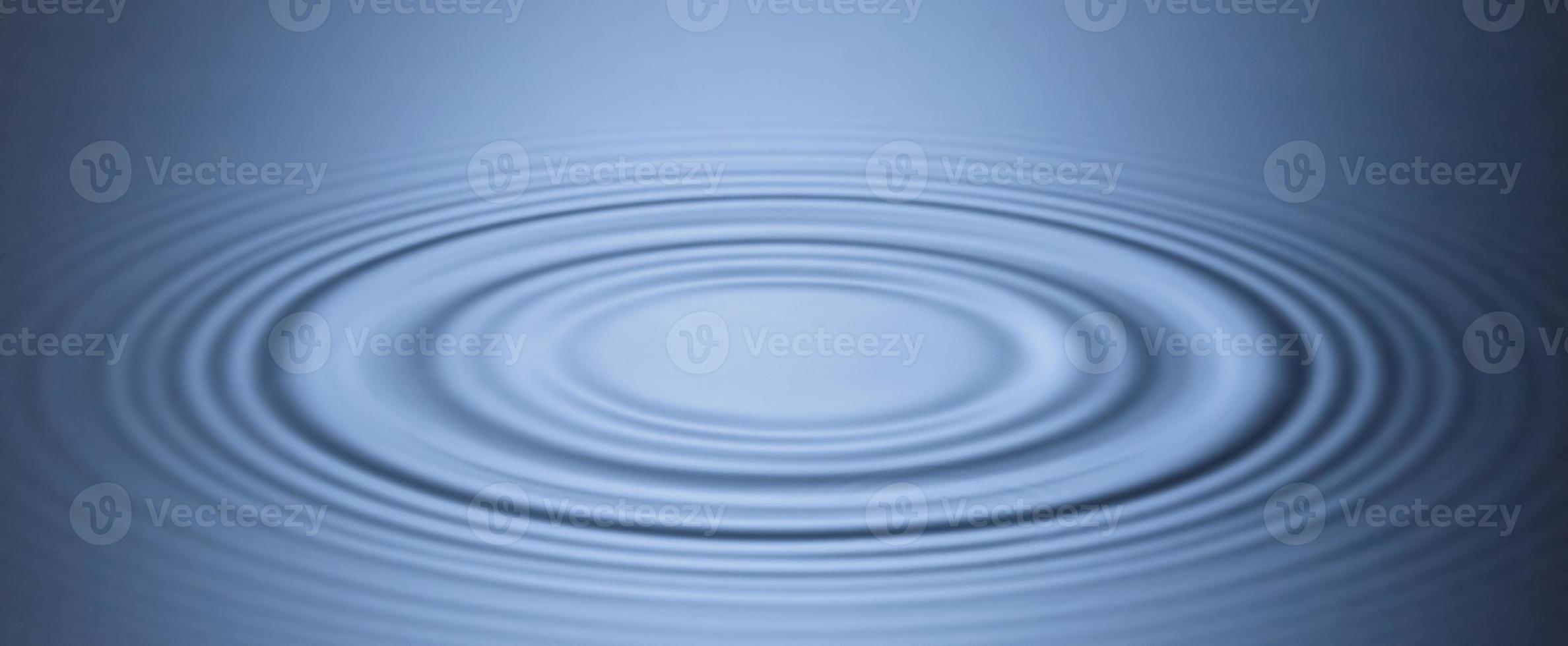 círculos suaves de fondo azul en el agua. foto
