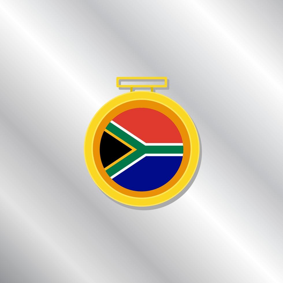 Illustration of South Africa flag Template vector