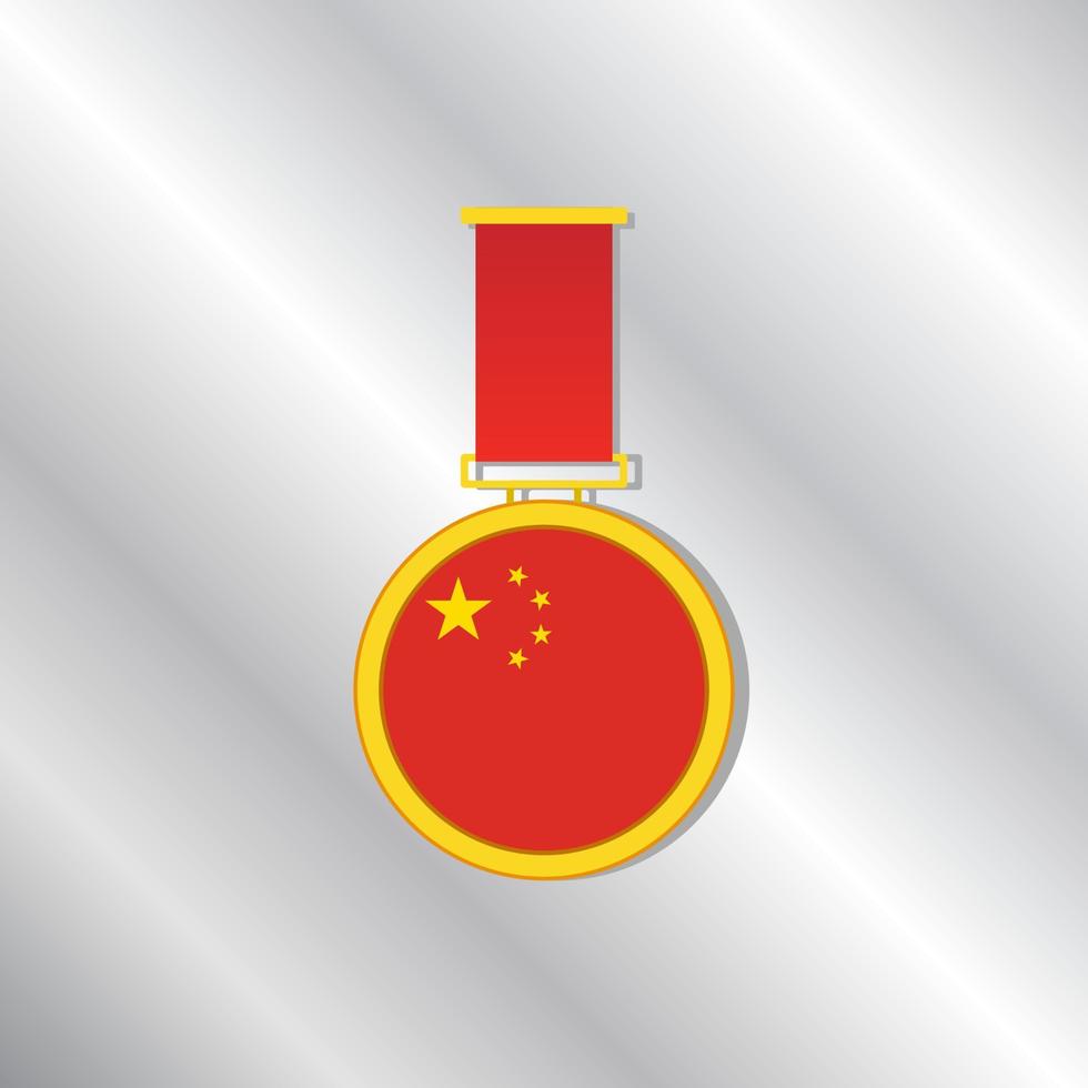 Illustration of China flag Template vector