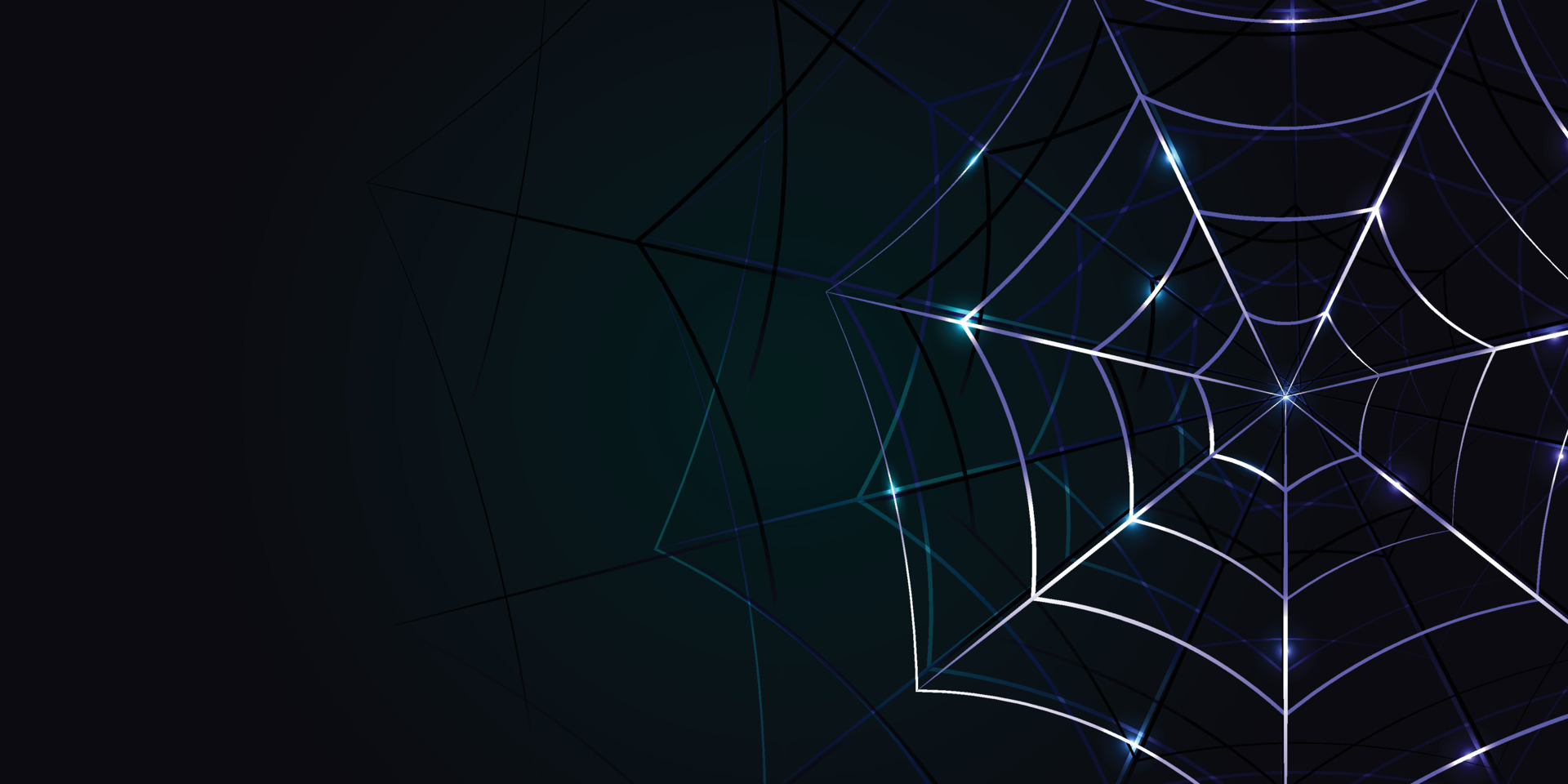 spider webs background blue style with shadow, use of background