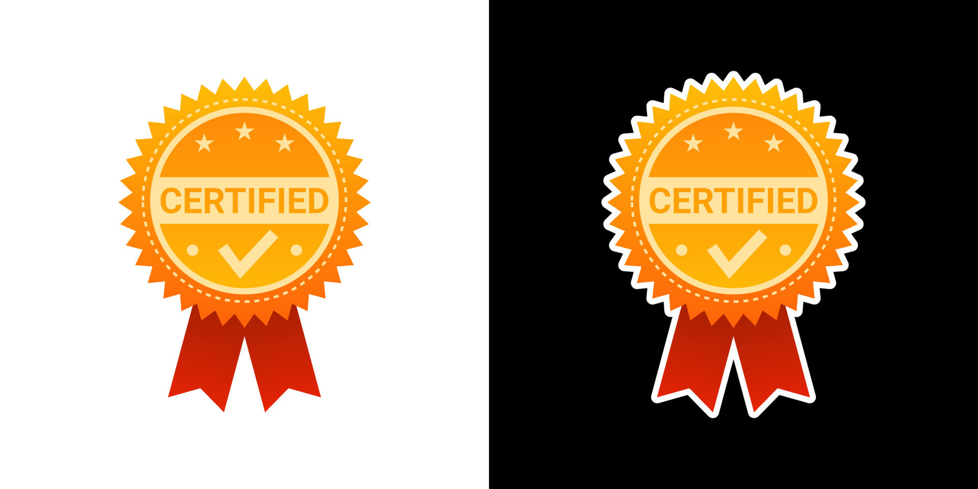 icono certificado insignia cinta icono dorado signo de logotipo de icono certificado insignia cinta icono dorado signo de logotipo de