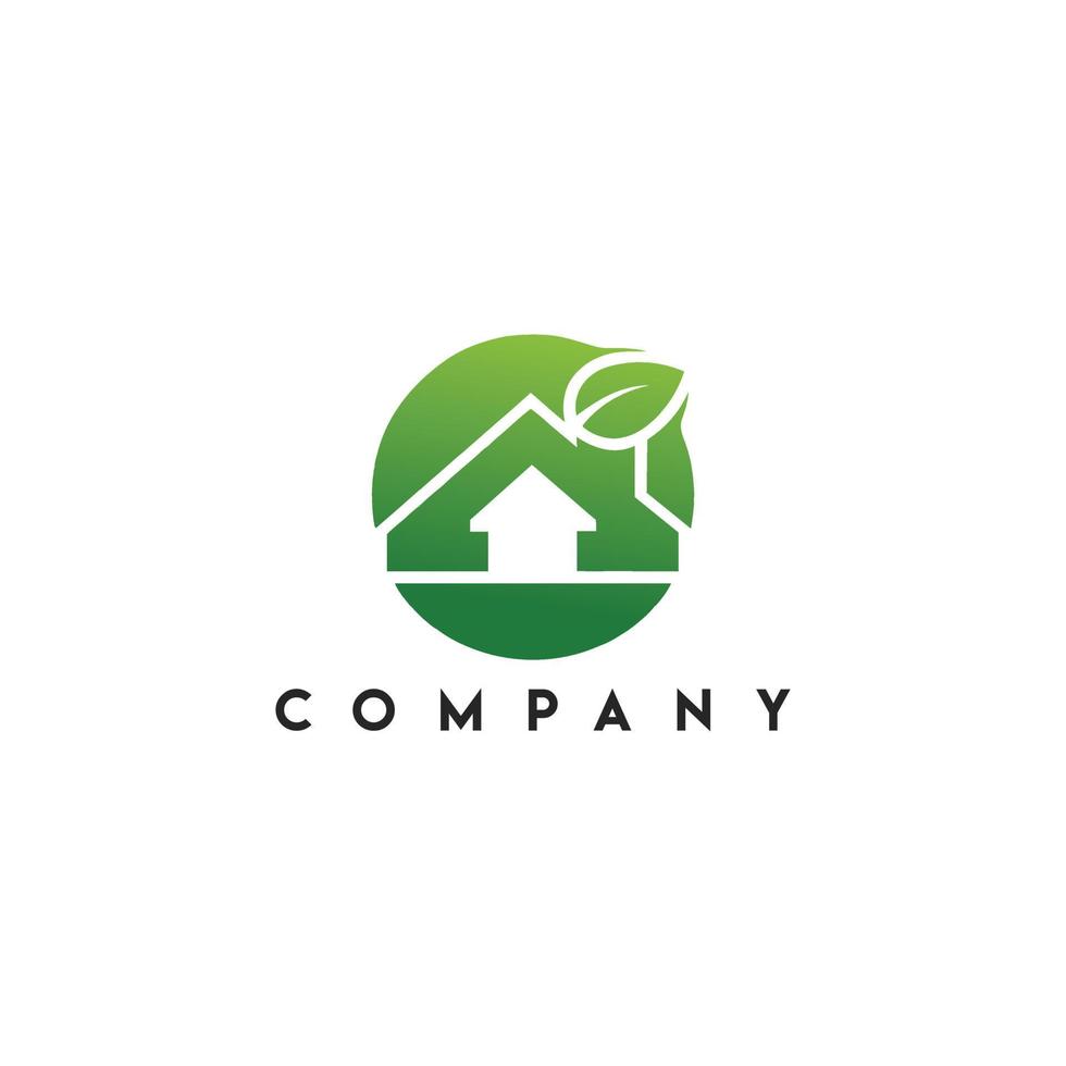 Natural Home Logo, A home logo, house logo vector