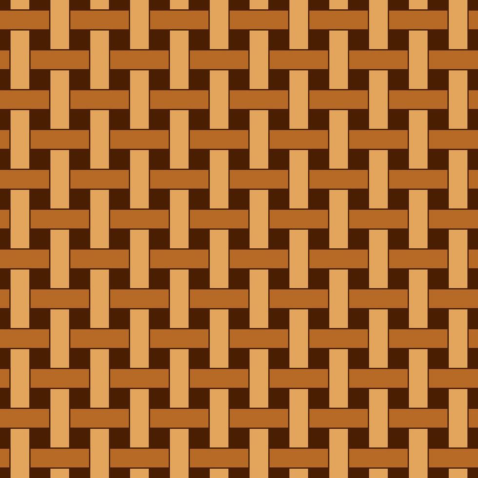 Seamless geometric woven pattern. Beige and brown colors. For plaid, tablecloths, clothes, shirts, dresses, paper, bedding, blankets and other textile products. vector