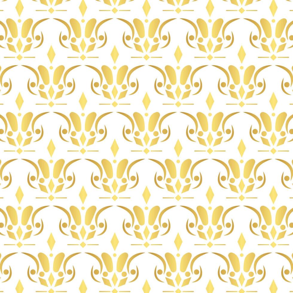 Fondo de diseño de patrón de ornamento blanco de lujo vector