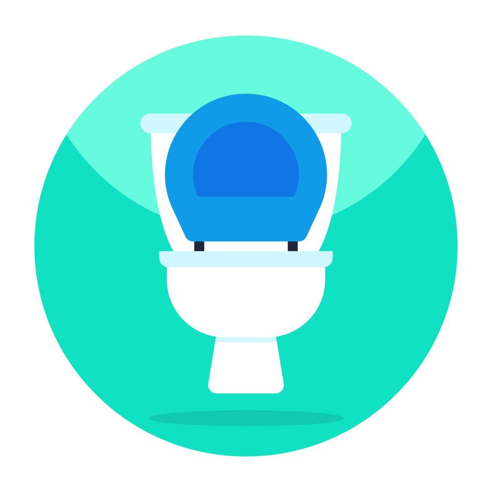 An icon design of commode vector