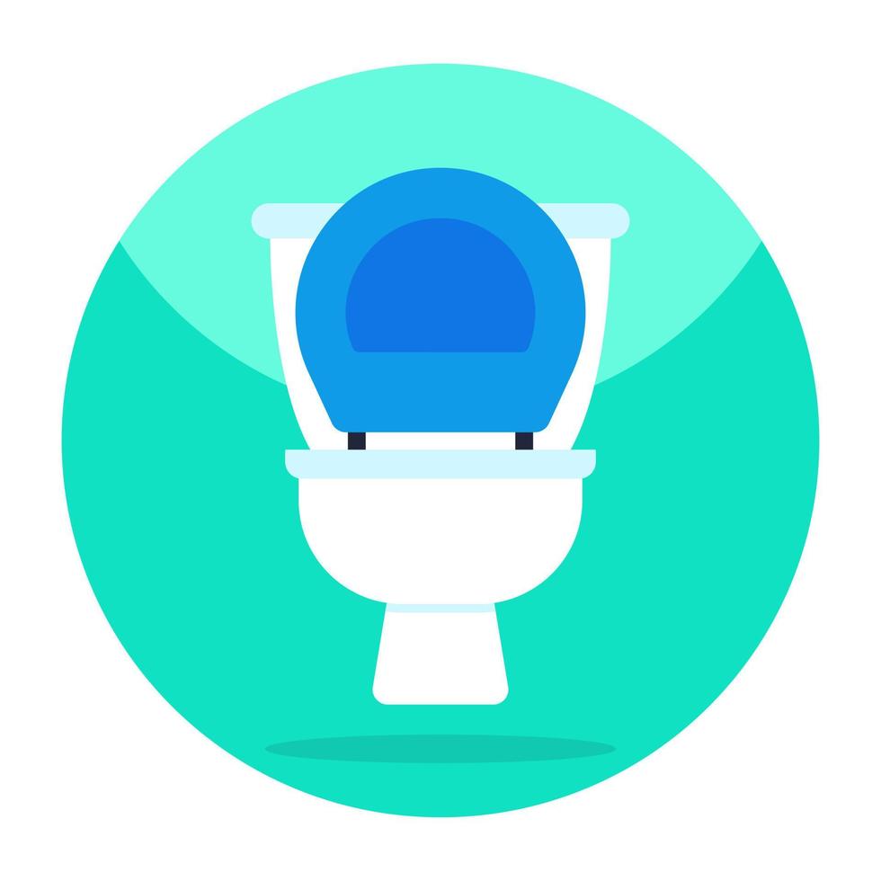 An icon design of commode vector