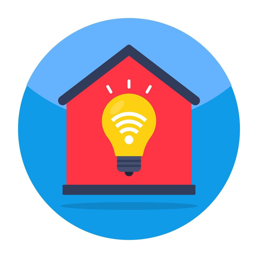 A perfect design icon of electric home vector