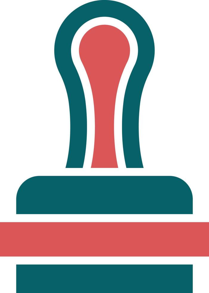 Stamp Icon Style vector