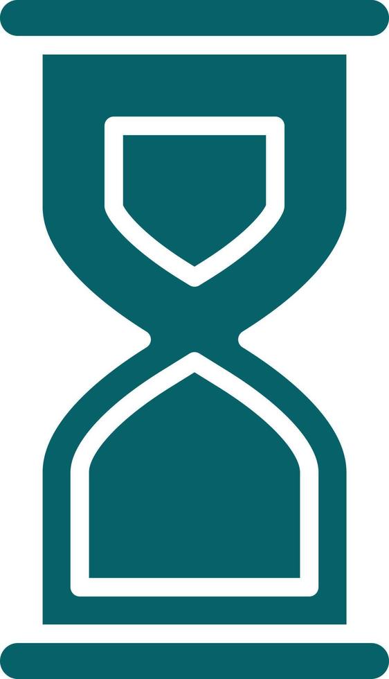 Sand Clock Icon Style vector